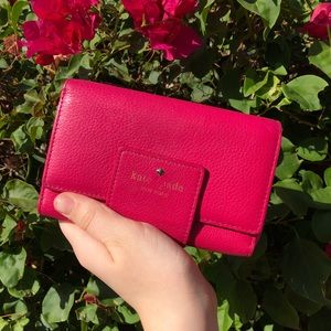 Pink Kate Spade Wallet
